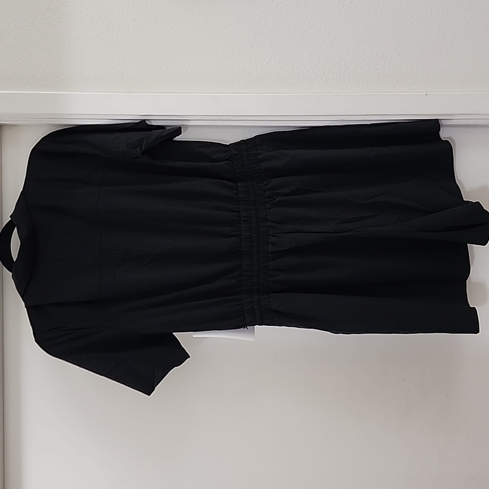 Athleta Avenue Romper In Black NWT - Picture 4 of 7